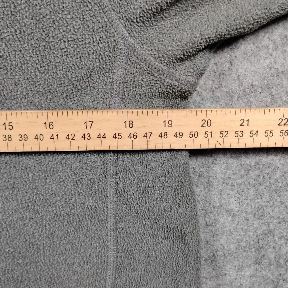 The North Face TKA 100 Glacier Quarter Zip Fleece Men Small Gray Pullover Hiking